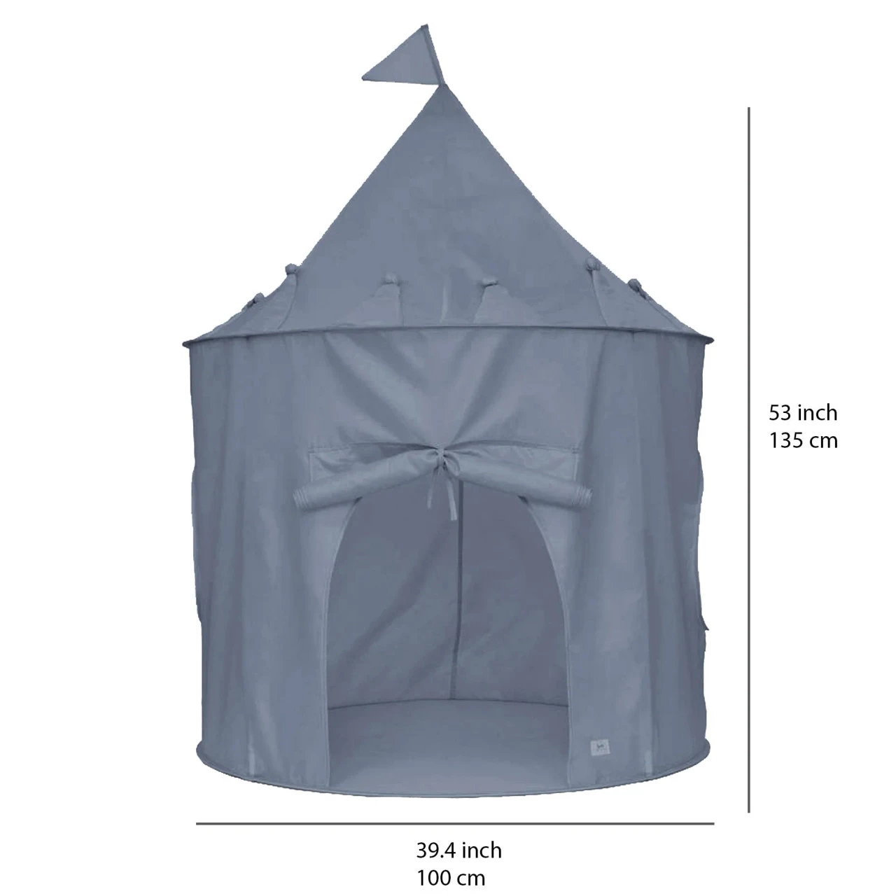 3 Sprouts Recycled Fabric Play Tent - Image 5