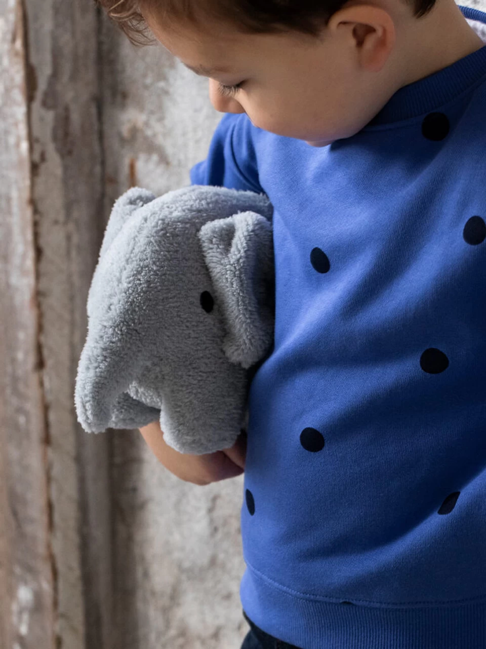 Bon Ton Toys Elephant Terry Light Grey - 23 Cm - Image 4