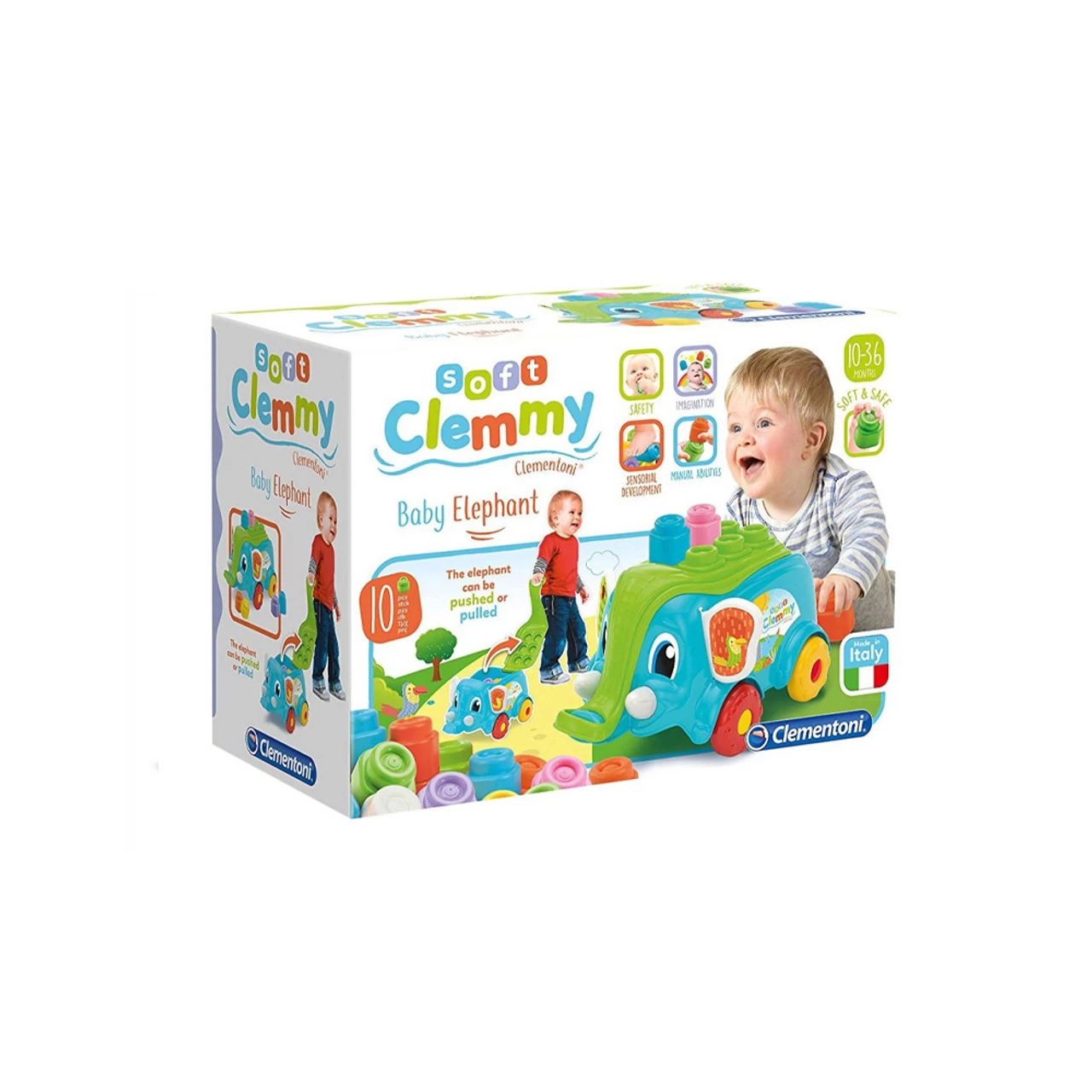 Clementoni Clemmy: Pull Along Elephant