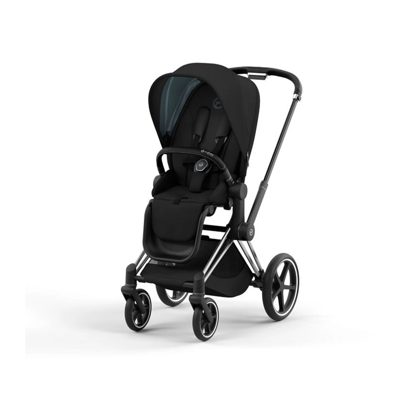 Cybex Priam 4 Stroller Frame Chrome With Black Details - Image 3