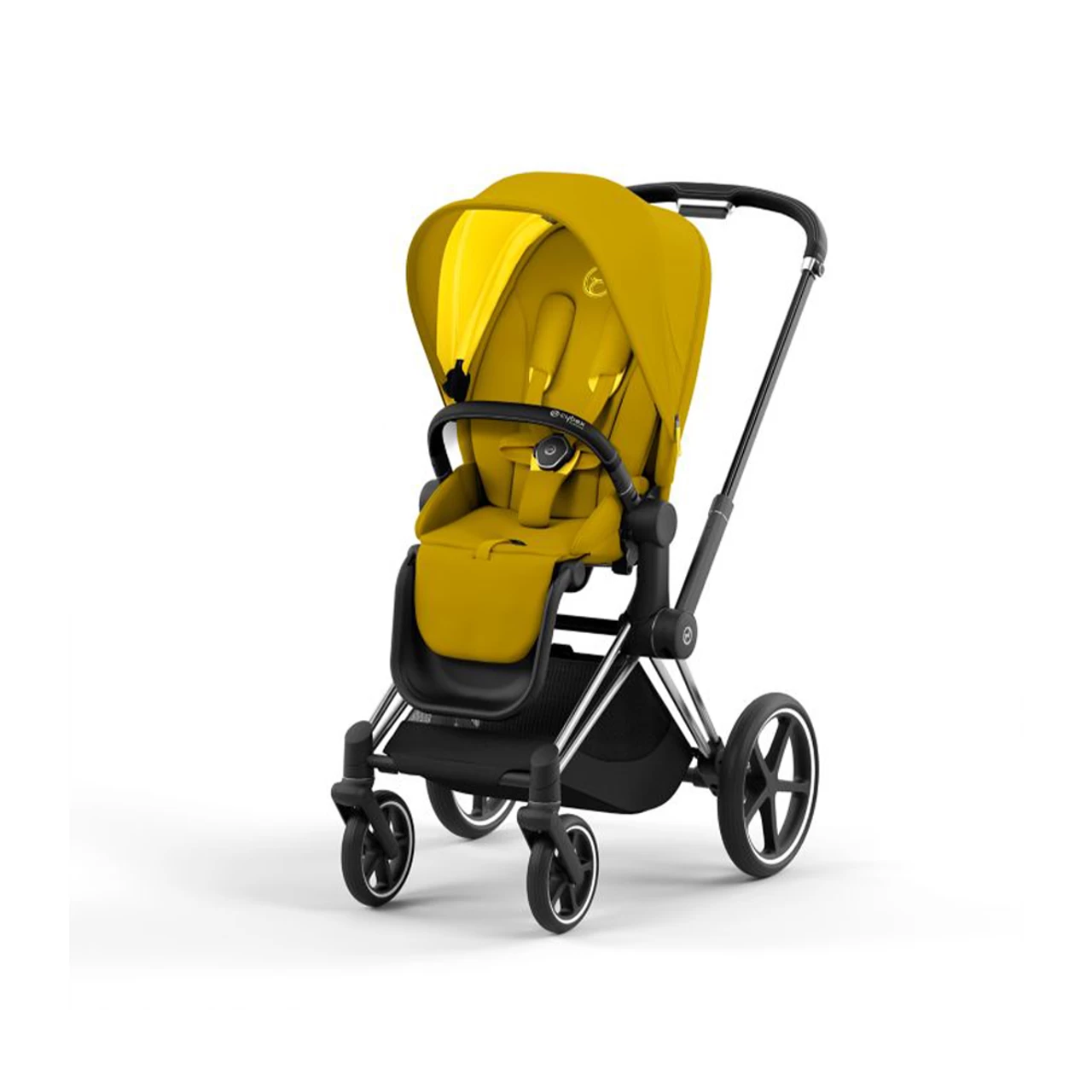Cybex Priam 4 Stroller Frame Chrome With Black Details - Image 6