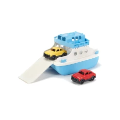 Green Toys Ferry Boat W Fastbacks Blue And White