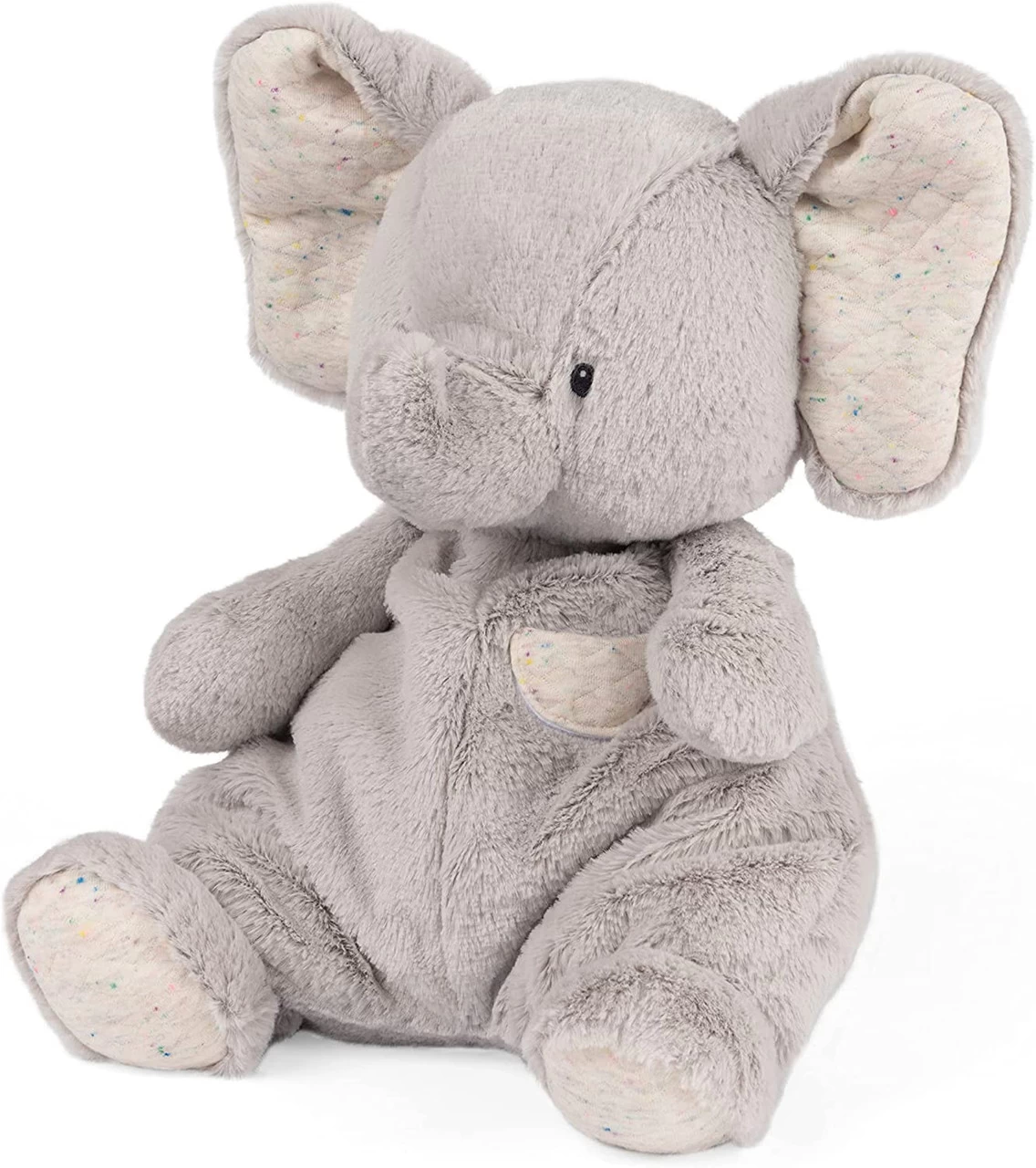 Gund 12.5" Oh So Snuggly Gray Plush Elephant - Image 2