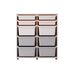 Iloom Kids Cabinet W Plastic Box Storage 950W