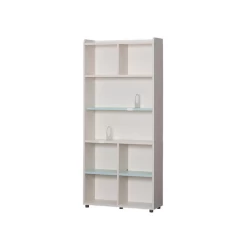 Iloom W800 6-Story BookShelf (w Wire Hole) Green