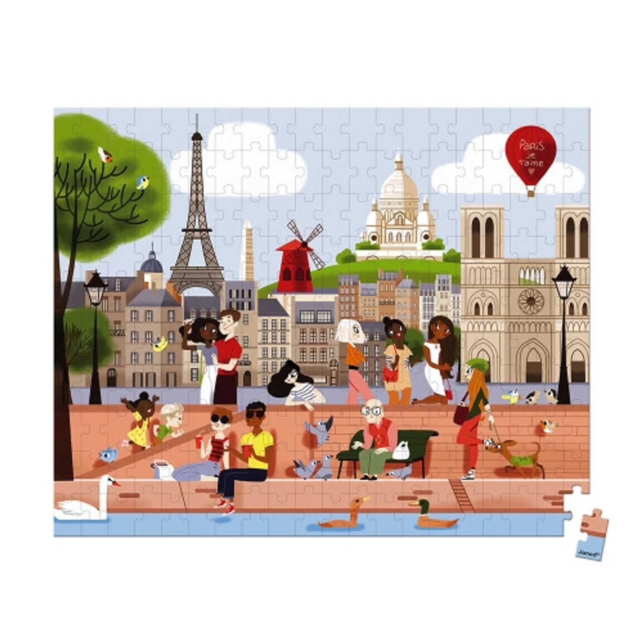Janod 200 Pc Puzzle Paris - Image 2