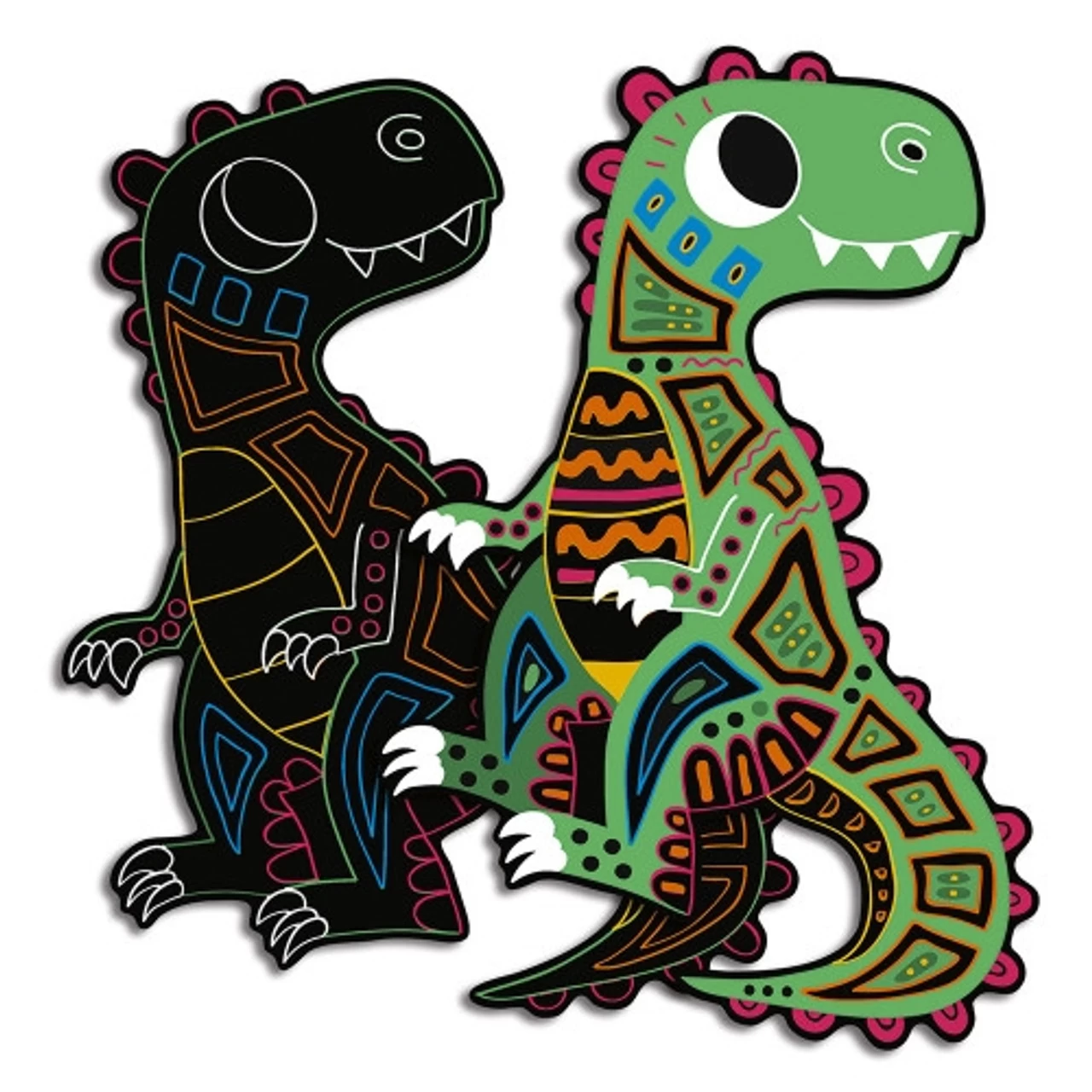 Janod Hachette Dino Scratch Art Cut Out - Image 8