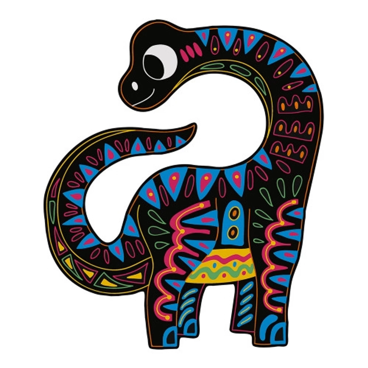 Janod Hachette Dino Scratch Art Cut Out - Image 9