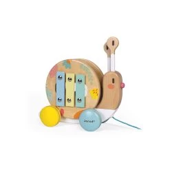 Janod Pull Along Snail