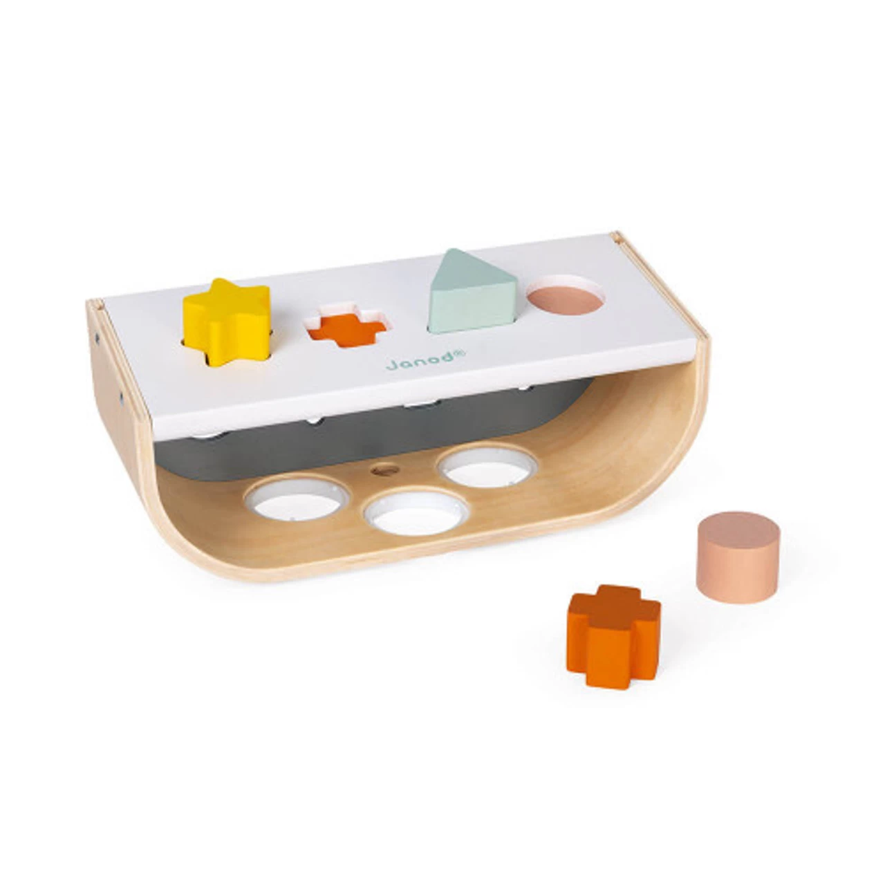 Janod Sweet Coccon Tap Tap Shape Sorter - Image 3