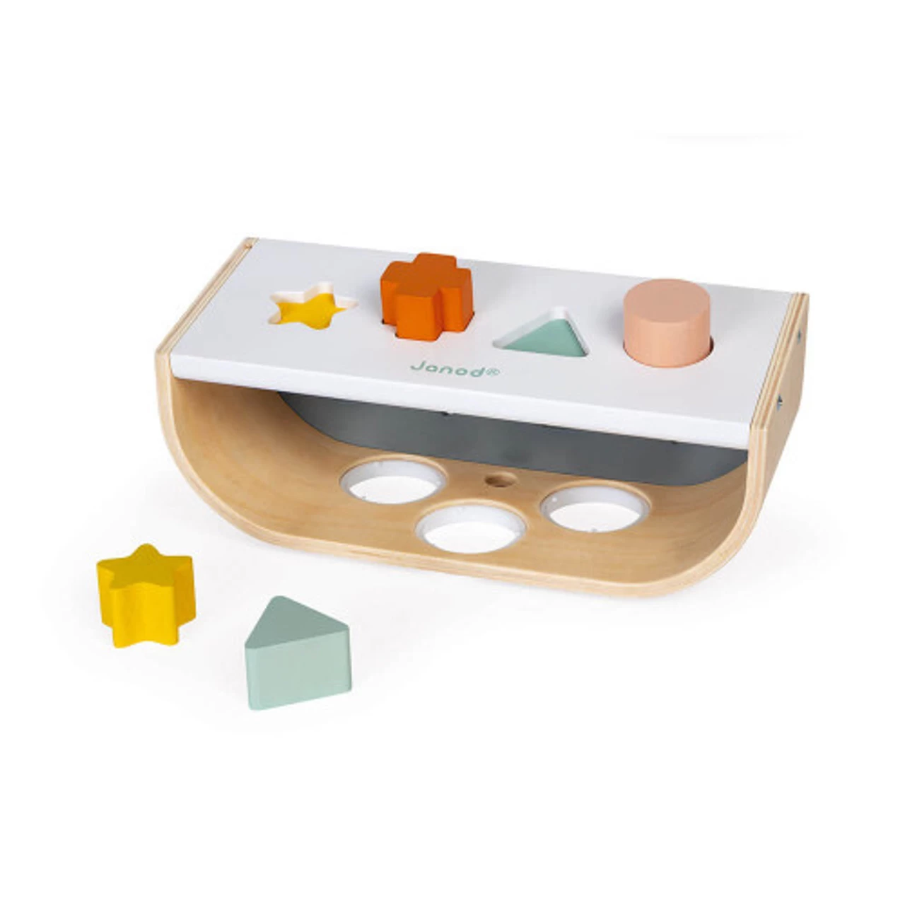 Janod Sweet Coccon Tap Tap Shape Sorter - Image 4