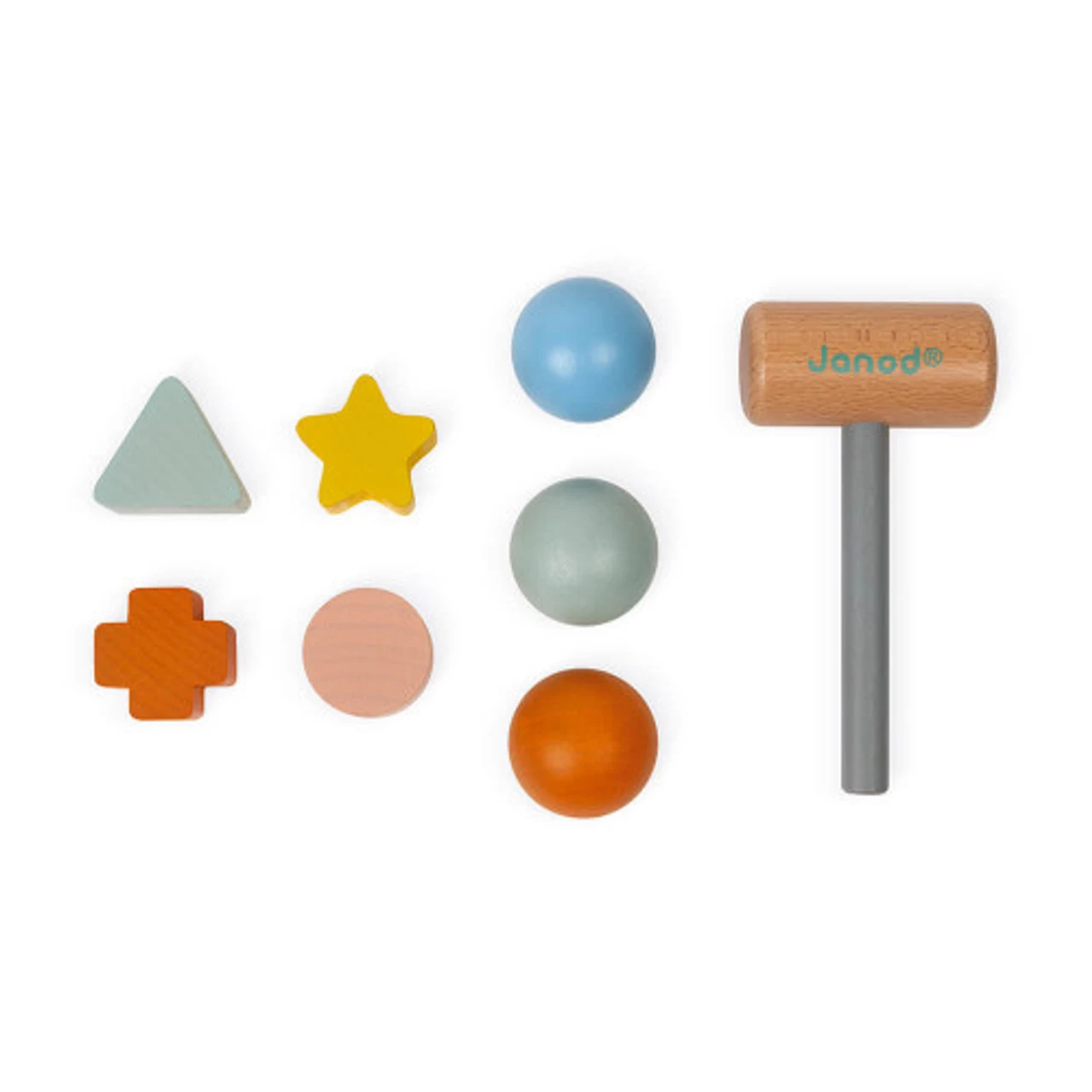 Janod Sweet Coccon Tap Tap Shape Sorter - Image 6