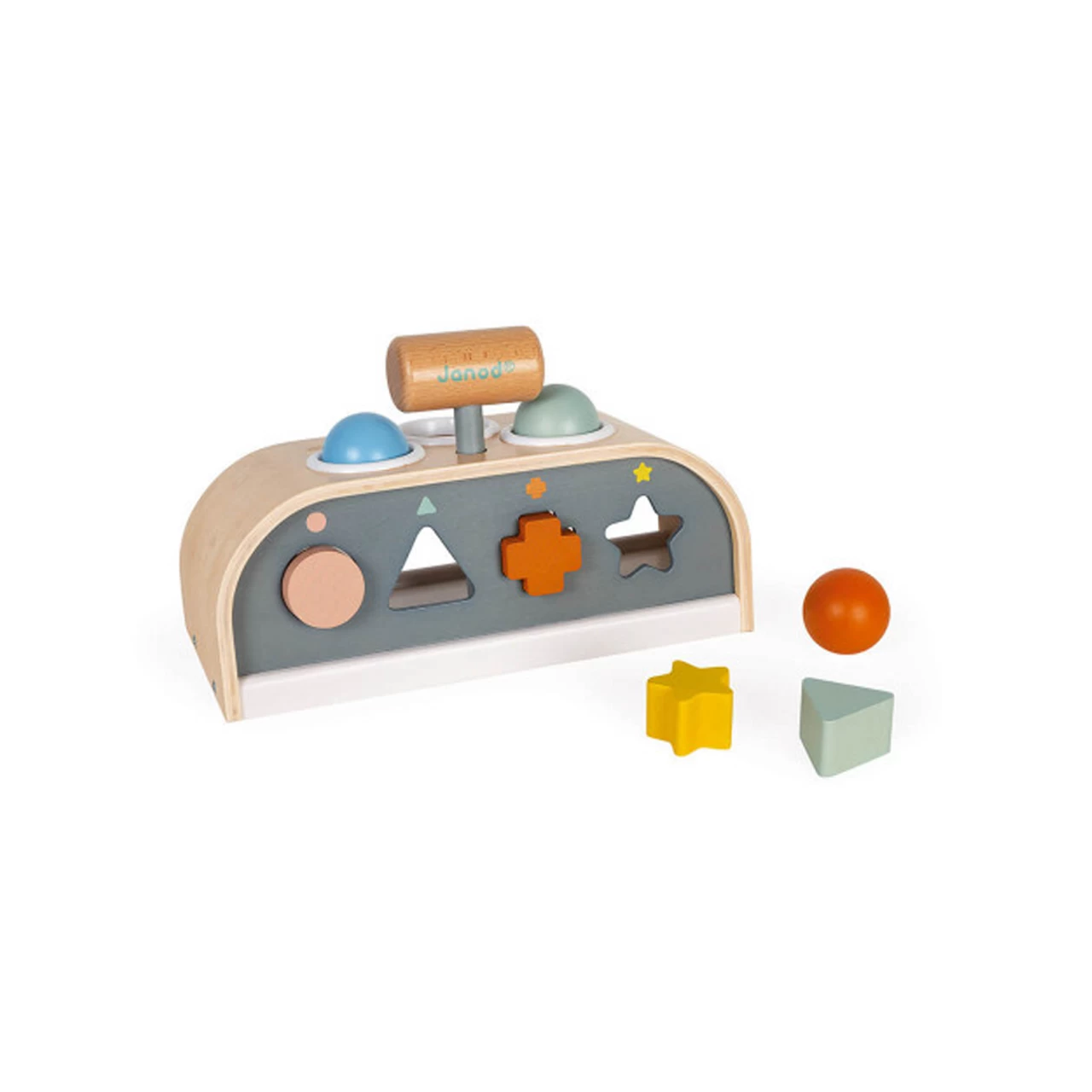 Janod Sweet Coccon Tap Tap Shape Sorter
