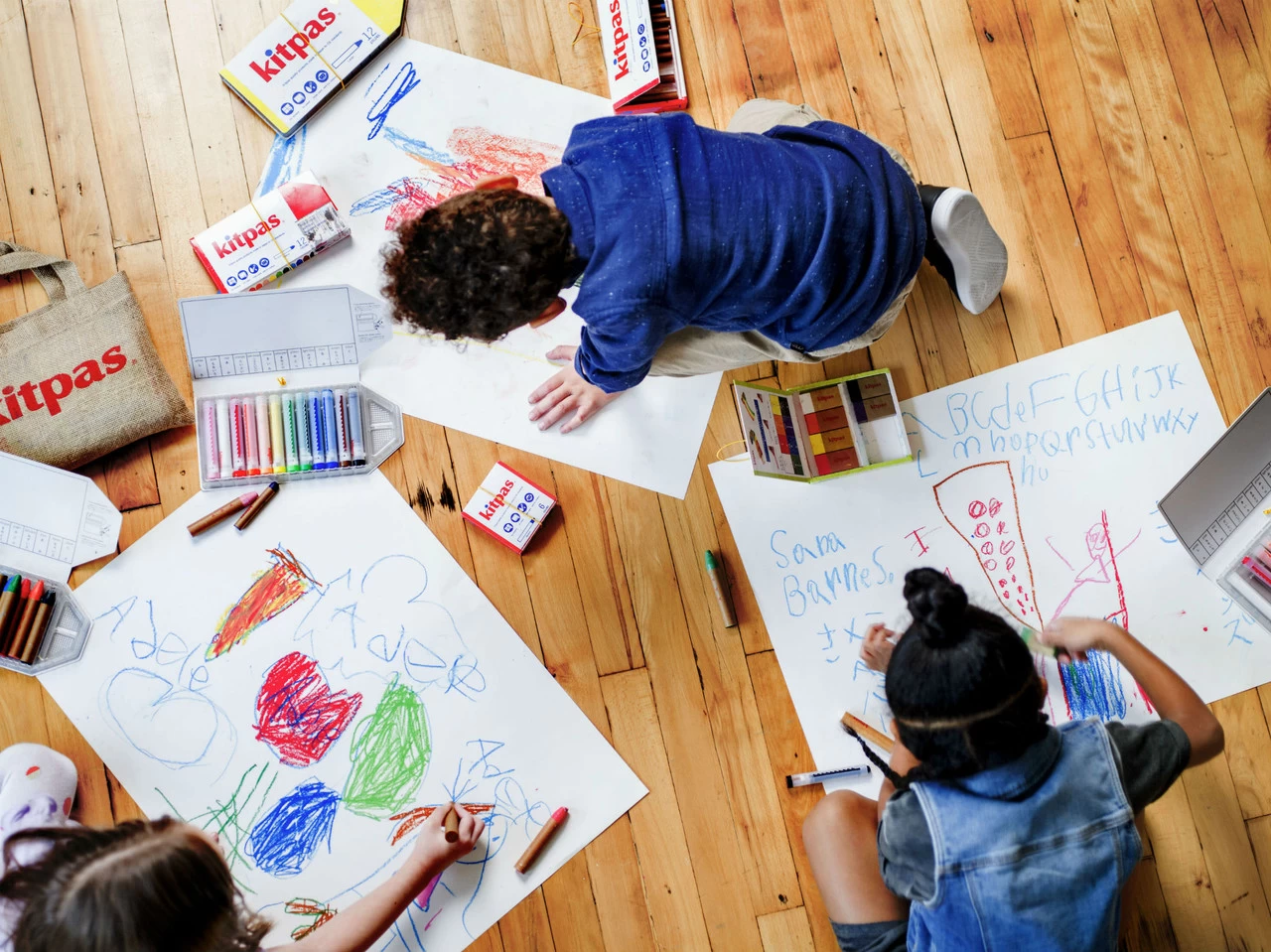 Kitpas Rice Bran Wax Art Crayons - Image 5