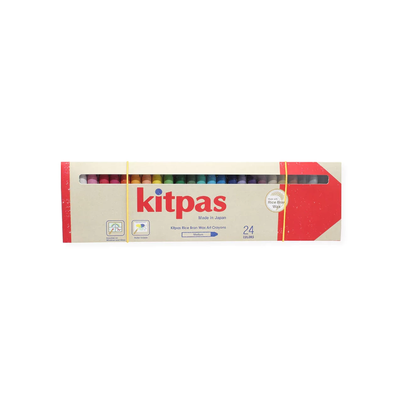 Kitpas Rice Bran Wax Art Crayons - Image 3