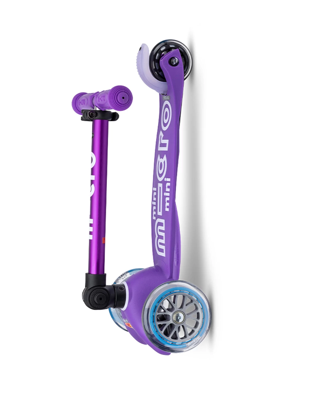Mini MICRO Deluxe Foldable Kickboard Purple - Image 2