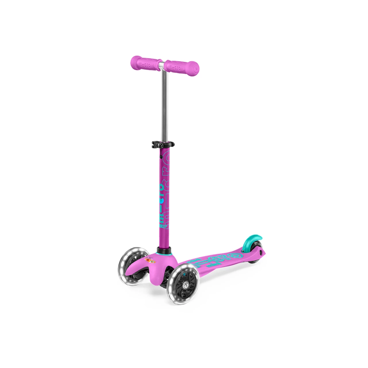 Mini Micro Deluxe LED Kickboard Lavender