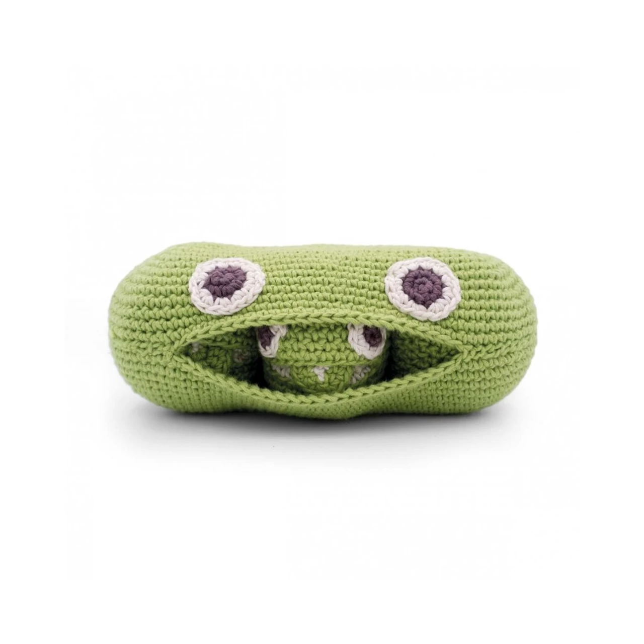 MyuM-The Veggy Toys 100% Organic Coton CLA THE GREEN PEAS FAMILLY