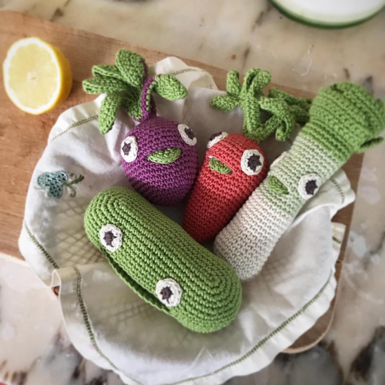 MyuM-The Veggy Toys 100% Organic Coton MINI CARROT - Image 6