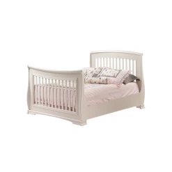 Natart Bella Double Bed 54'' Linen White