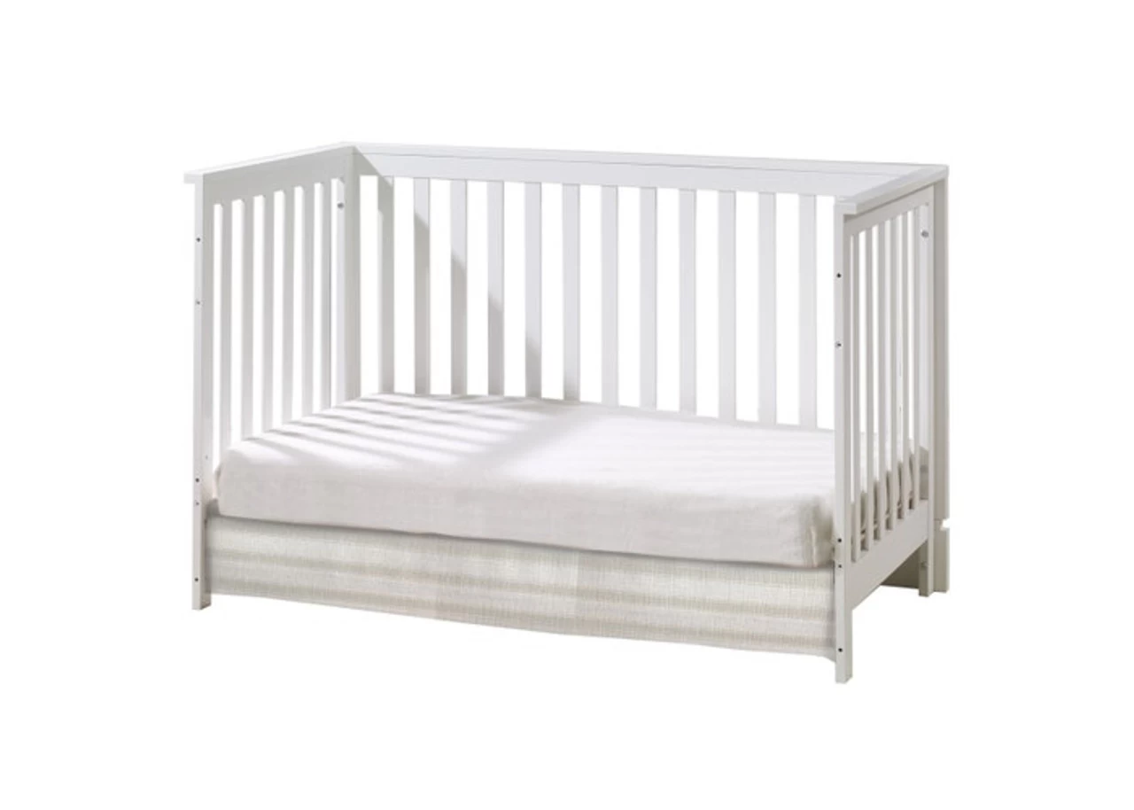 Natart Olson Convertible Crib & 3 Drawer Dresser XL White/Mosaic - Image 5