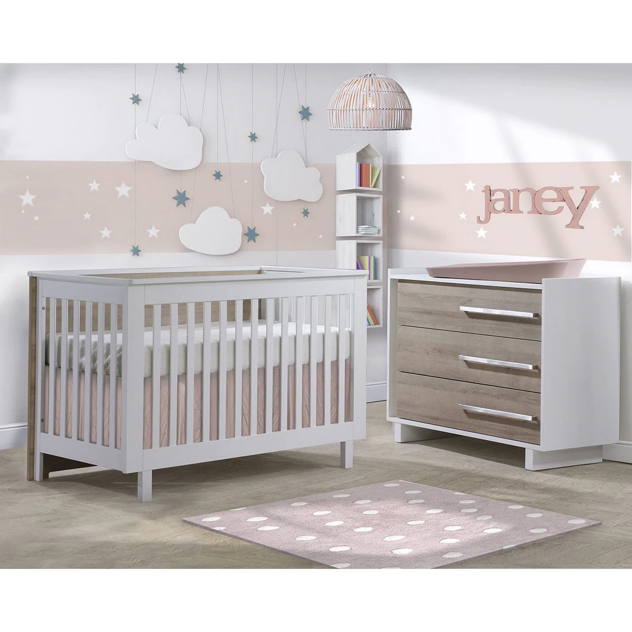 Natart Urban Classic Crib & 3 Drawer Dresser XL - Image 6