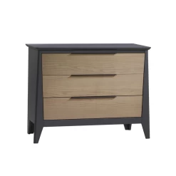 Nest Flexx 3 Drawer Dresser Graphite/Wheat