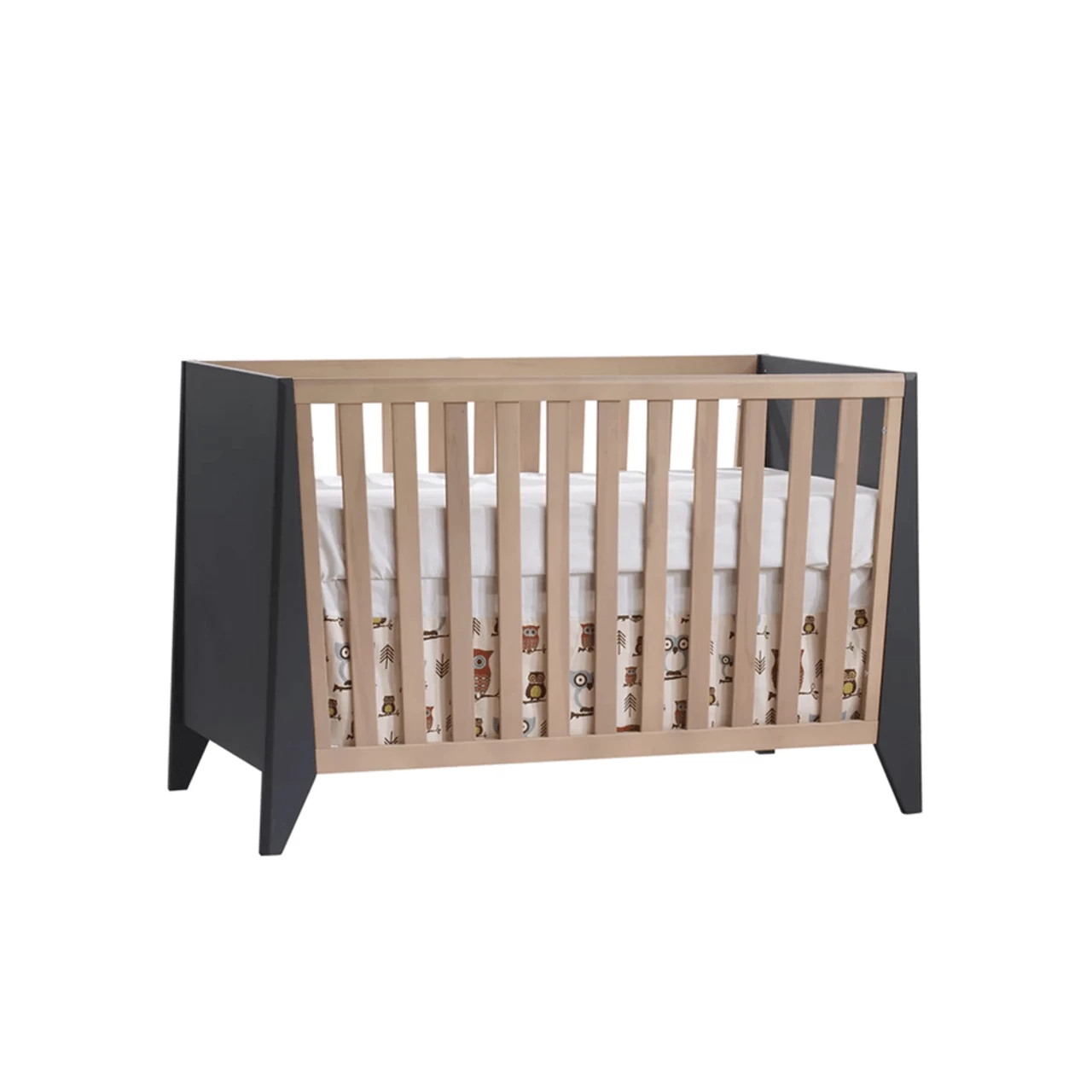 Nest Flexx Classic Crib Graphite/Natural