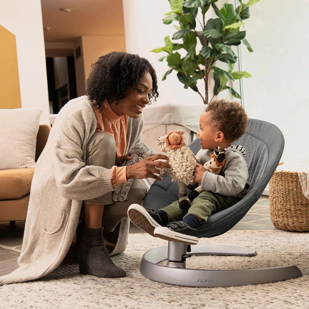 Nuna Leaf Grow Swing With Toy Bar - Image 5