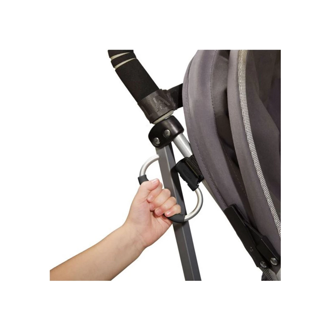 OXO Stroller Hook Double Pack Grey - Image 3