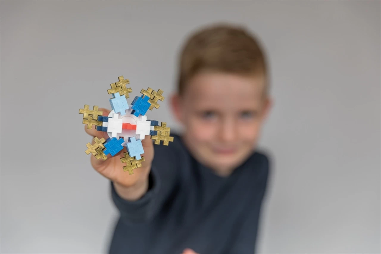 Plus-Plus 200PCS Learn To Build/Spinning Top Challenge - Image 4