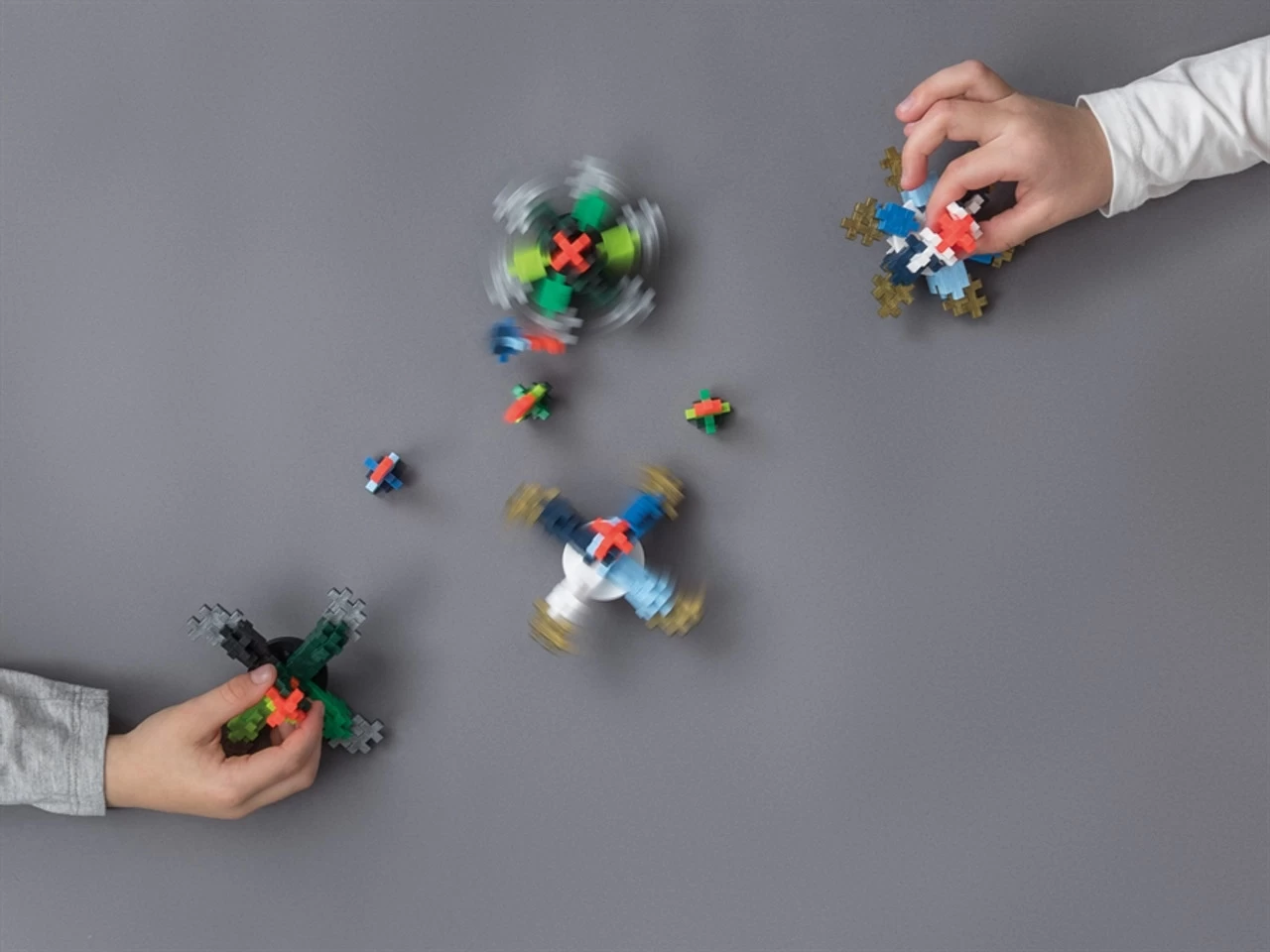 Plus-Plus 200PCS Learn To Build/Spinning Top Challenge - Image 5