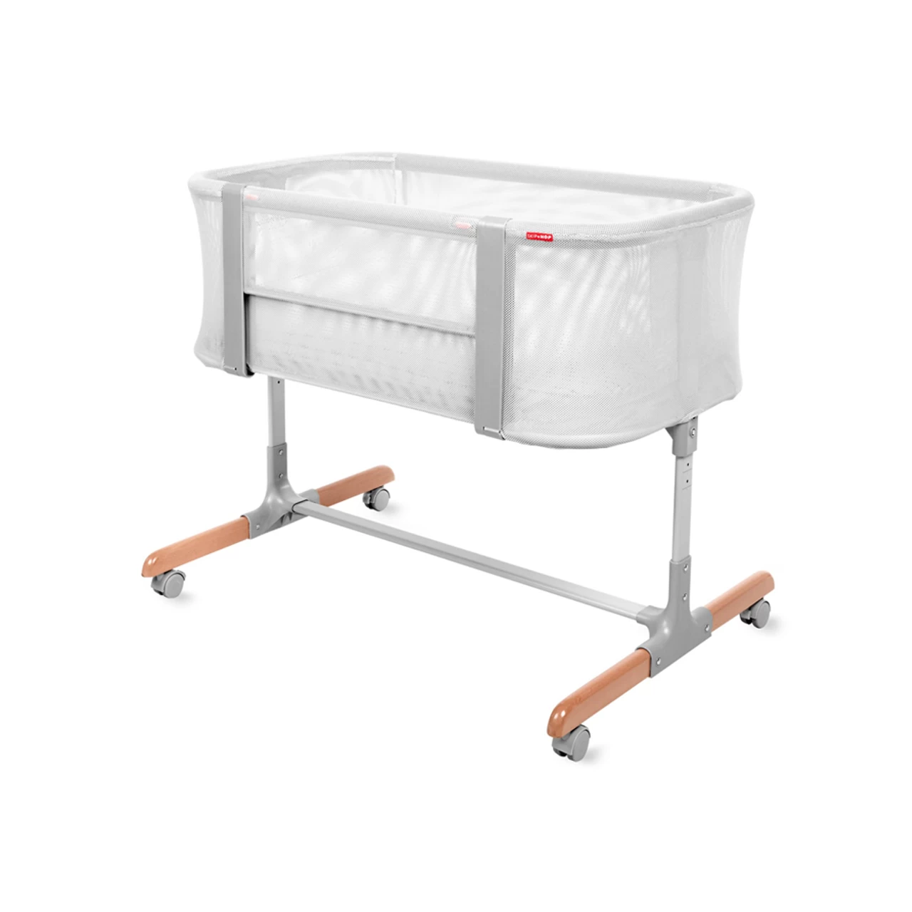 Skip Hop Cozy-Up 2-in-1 Bedside Sleeper - Bassinet-Grey