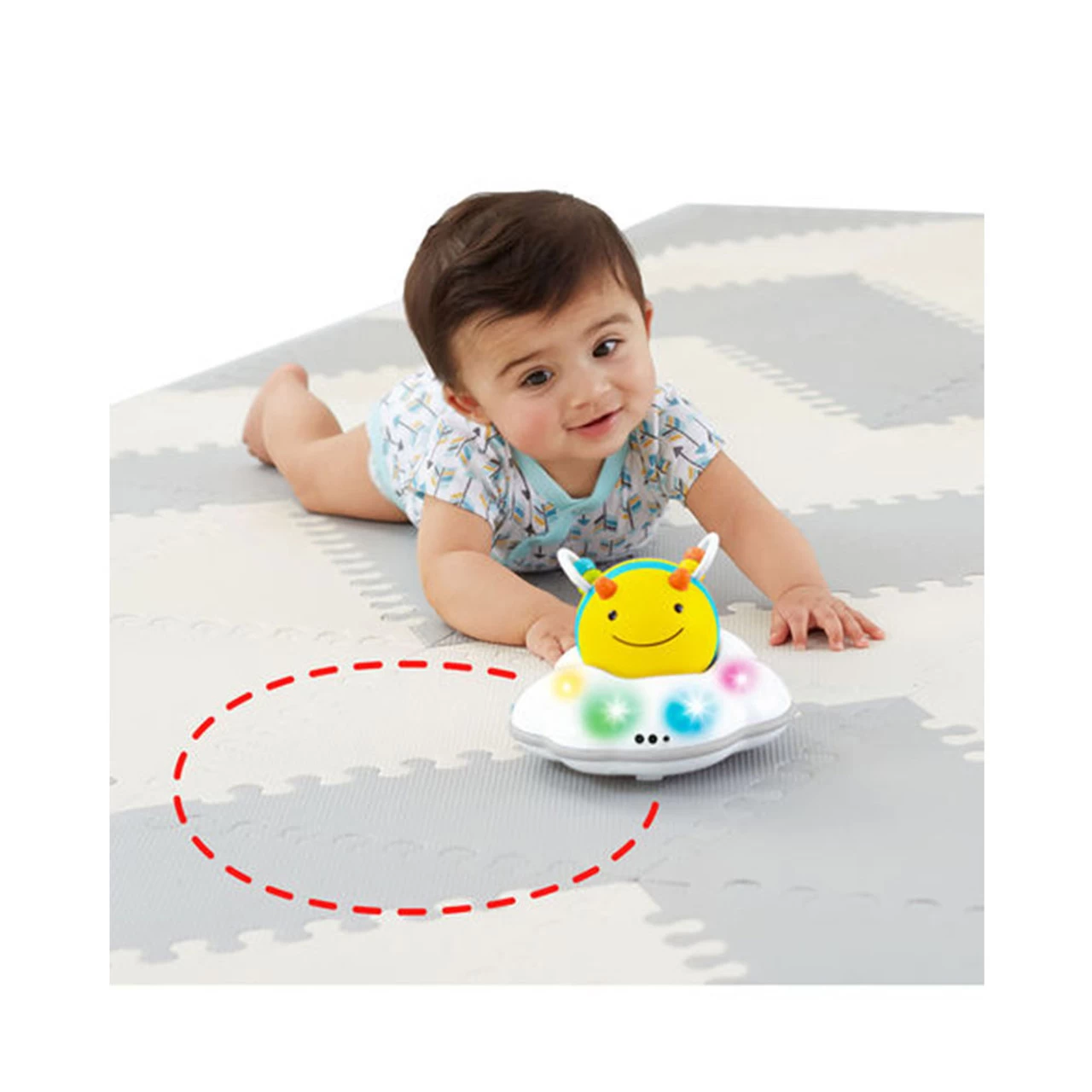 Skip Hop E&M Follow-Bee Crawl Toy - Image 3