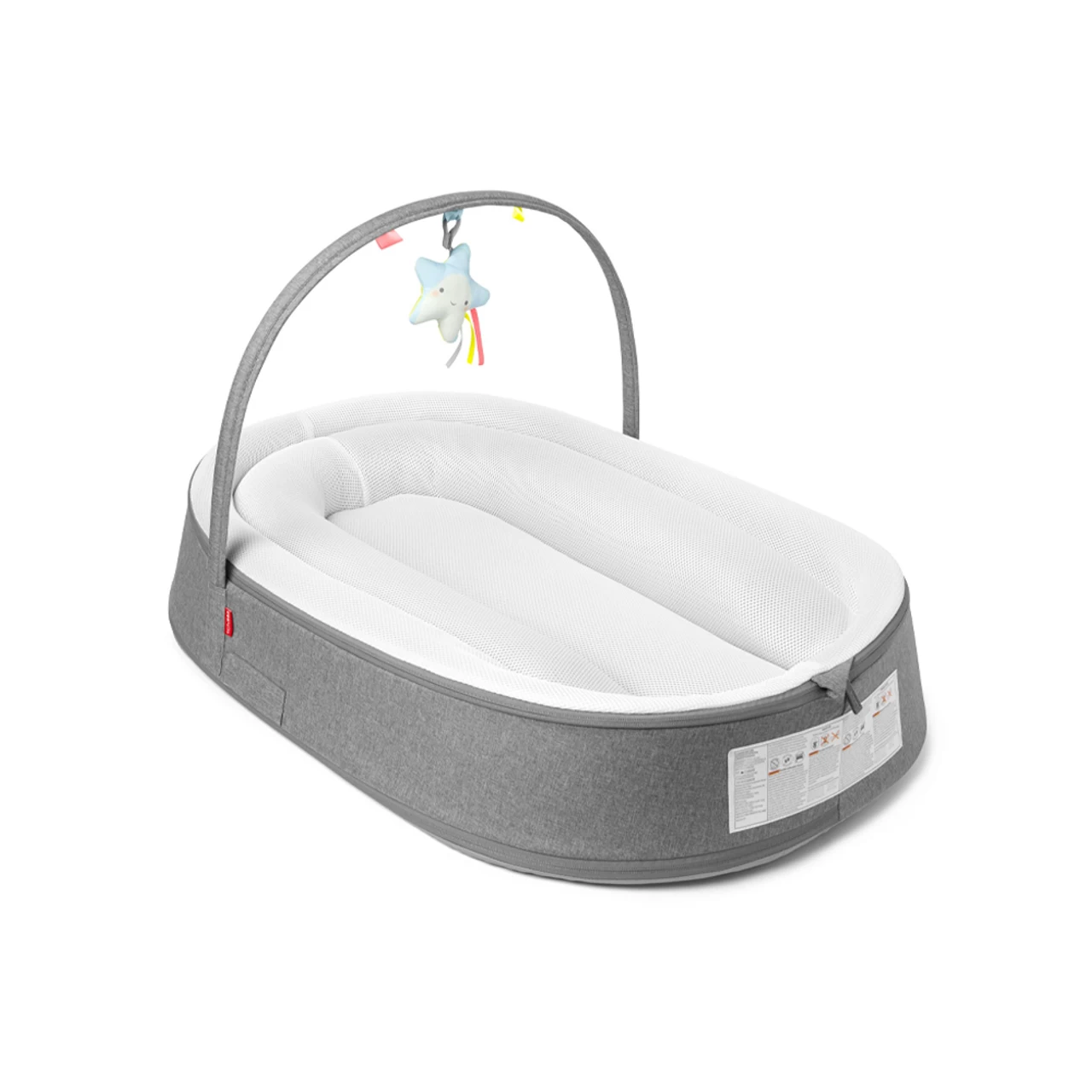 Skip Hop Playful Retreat Baby Nest Grey- White