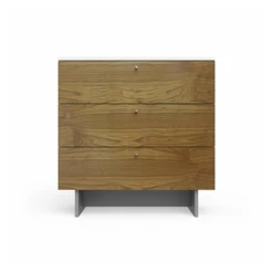Spot On Square Roh Dresser 35'' - White/Walnut