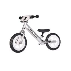 Strider 12 Pro Balance Bike Silver