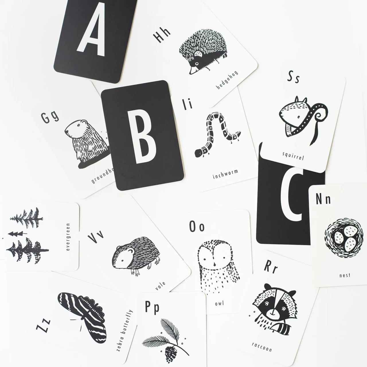 Wee Gallery Alphabet Cards Woodland - Image 2