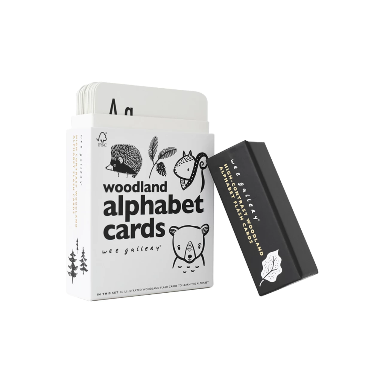 Wee Gallery Alphabet Cards Woodland